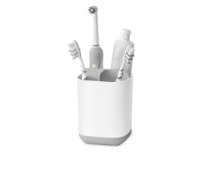 Organizator četkica za pranje zuba (sivo beli)