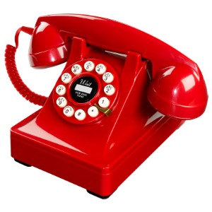 30's Retro Telefon - Red